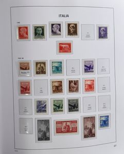 1946/2009 Verzameling in 3 Davo albums met beter postfris jaren '50, zm