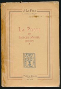 Ballon Montés 1870-1871, samenstelling van 3 boeken (Yvert & Tellier); in redelijke staat