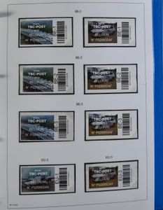 2011/2015 TBC post, zeer mooie verzameling met documentatie in ringklasseur, zm