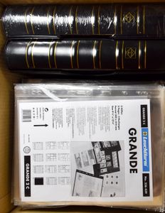 Diverse items, Grande ringbinder classic (5x) en groot aantal Grande bladen S en C-type, alles nieuw (!)
