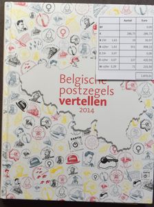 1997/2014 Verzameling in 18 jaarboeken (Belgische frank niet geteld), zm (Frankeerwaarde: €1.870)