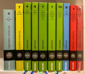 Michel catalogi, samenstelling van 10 stuks, zie foto website