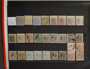 1873/1932 Verzameling in 2 ringbanden, zm/m