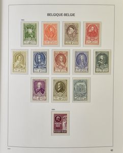 1869/2010 Verzameling in 9 Davo LX, 84/91 **, 108/22 **, 211/19 **, 221/33 **, 258/68 **, 289/92 **, 317/24 **, 328/32 **, 351/52 **, 356/62 **, 394/400 **, BL 5 t.e.m. 32 **, 1949/1960 ** inclusief B, C, CN, CK en Buzin, laatste jaren quasi volledig, enkele boekjes niet volledig, zm/ntz