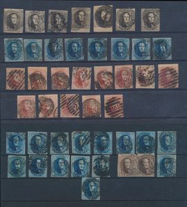 Lotje ongetande médaillons, mooie samenstelling, 69 ex., zie scans, zm/m