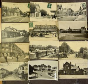 Stations, oude kaarten (20 stuks)