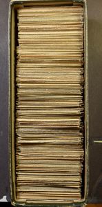 Diverse plaatsen en zichten, oude kaarten, w.o. wat betere (+/-1200 stuks)