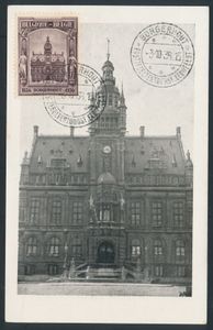 N° 436, op MK van Borgerhout, met eerste dagafstempeling Borgerhout, dd. 3.10.36, zm  