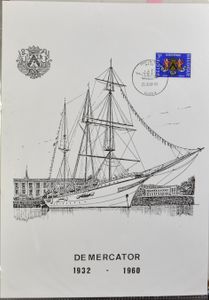 Scheepvaart, 1963/1995, Belgische vlootdagen, brieven en herdenkingskaarten in 2 mappen, zm