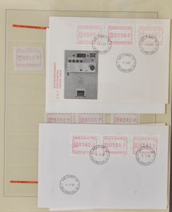 1982/1992 ATM - Frama, collection in Safe album, very fine/fine/to be checked
