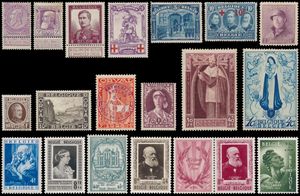 1851/1997 Verzameling in 3 Davo albums, w.o. Fijne baard *, Grove baard * (