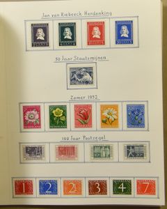 1940/2015 Mooie mengeling postfris en gestempeld (ook na 2010) + kleine verzameling boekjes en samenstellingen, in 10 albums/insteekboeken en losse kaartjes, zm/m/ntz