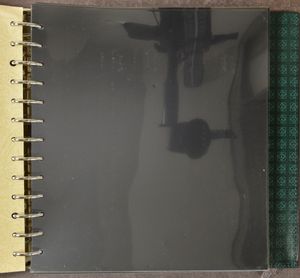 Leuchtturm, cover with cassette for large sheets without pages + A4 cover with black and white used pages