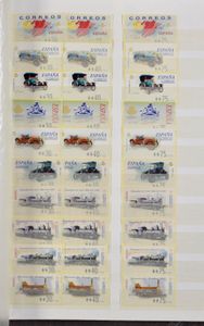 2000/2006 Verzameling Frama - ATM (frankeervignetten) in insteekboek, zm (Yv. €430)