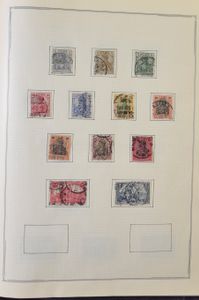 1872/1944 Mooie restantverzameling op albumbladen, zeer geschikt om aan te vullen, zm/m/ntz
