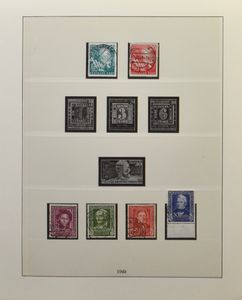 1949/2021 Verzameling Bund (vanaf 1949 t.e.m. 2021) in 6 Lindner albums (meest gestempeld en Berlin ** 1972/1990)