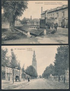 Hoogstraten, de markt en weldadigheidskolonie (3 stuks)