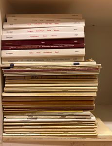 Veilingcatalogi, w.o. Bach, Honegger, etc., samenstelling van 53 stuks.