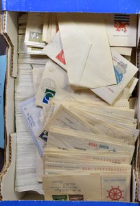 Between N° 12 and 727, stock FDCs for addressees and unaddressed, +/-12,000 items), f/to be checked