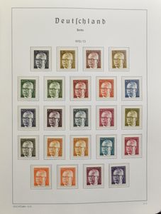 Collection of various countries in 5 albums, including Berlin, Austria, Vatican (with BL 1 **, PA 22/23 **), Belgium, vf/f/to be checked