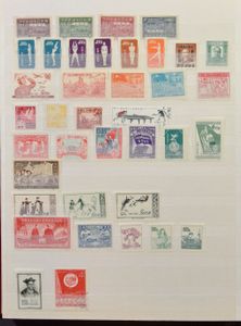 Grande quantité, tous types de pays dans 18 albums, dont beaucoup de Belgique, thème, tb/b/à voir