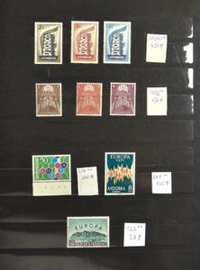 1956/1993 Collection in stockbook, with the better values **, vf