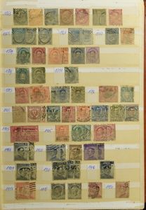 Accumulation de divers pays dans 5 albums, dont l'Italie, la Grande-Bretagne, les États-Unis, l'Amérique du Sud, le Canada, etc., tb/b/à voir