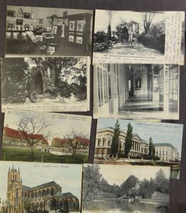 Ghent, various views, old cards (164 items + booklet)
