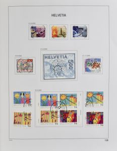 1854/2011 Collection in 2 Davo albums, interesting collection in 2 Davo albums, including Pro Juventute, Pax, LP, vf (High catalogue value)