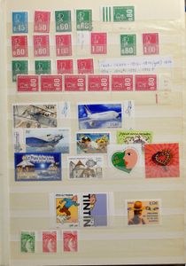 Various items in albums and stockbooks and on sheets, etc., including France, Luxembourg, Netherlands franked, lots of modern France **, in 9 books, vf/f/to be checked