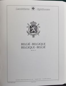 Leuchtturm, Belgium, 3 LX albums with sheets 2008/2022, as good as new