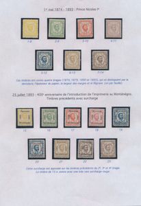 1889/1913 Quasi complete collection on sheets including Avis de réception, penalty postage, vf
