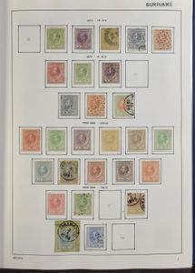 1873/1975 Album with beautiful collection with classic specialisation (e.g. plate errors in the 1898 overprint series), tête-bêche 58a/b (both 2x), Jubilee 1923 *, LP Do.X * with sign, LP 18 *, penalty postage specialisation, vf/f