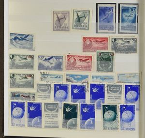Before 1980, small remaining collection, mostly cancelled with a little back of the book, f/to be checked 