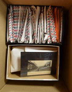 Large number of ZK various countries modern period, postal items, stock Belgium cancelled until 2018 in envelopes, ZK Luithagen, Oude God, in 4 shoe boxes, vf/f/to be checked