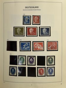 Bavaria, Reich, Zones, GDR, collection in 3 albums and 4 stockbooks, vf/f