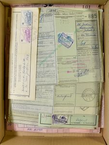 1962/1975 Groupe de lettres de voiture modernes, tb/b