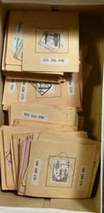 1986/1992 Shoe box with 315 season ticket applications, vf/f/to be checked