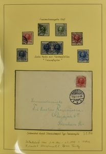 1851/2016 Collection très complète + stock dans 18 albums, comprenant une étude sur certains timbres classiques, séries, lettres, FDC, dos du livre, timbres Jule, etc., tb/b/à voir