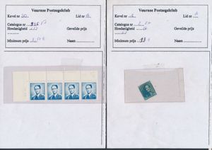 1849/2005 Accumulation of dozens of club auction lots, vf/f