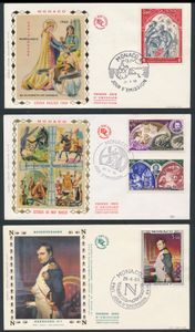 1969/1984 Accumulation of 212 FDC on silk, vf