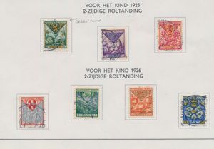 1925/1933 Complete collection of Children's stamps, vf (NVPH €438)