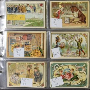 1 modern album of old sets between almost all between n° 212 and 762 (116 sets)