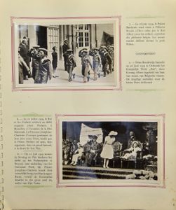 Various items in 8 albums (7 of which are Victoria) and 1 Tintin + loose section + 5 other various albums Royal Family 