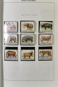 1962/2012 Collection mostly cancelled in 6 folders, many sets, souvenir sheets, beautiful theme, vf/f