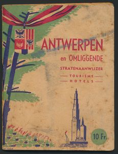 STREET DIRECTORIES: Antwerp and surrounding tourist hotels, edition 1, vf/f/to be checked