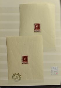 1931/1976 Accumulation of souvenir sheets in stockbook, including BL 3 * (2x), BL 4 cancelled, BL 29 ** (2x), BL 31 **, Belga sheetlets ** + BL 302 ** (2021), vf/f