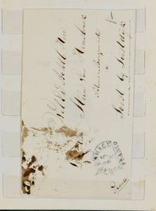 1850/1879 Accumulation of ten postal items in small stockbook, vf