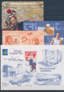 2000/2001, 5 souvenir sheets, vf (OBP €310)