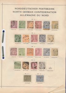 1850/1901 Collection Old States and some offices, States include Hamburg, Hanover, Baden, Bavaria, Brunswick, Norddeutscher Postbezirk usual varied condition, vf/f/to be checked (High catalogue value)